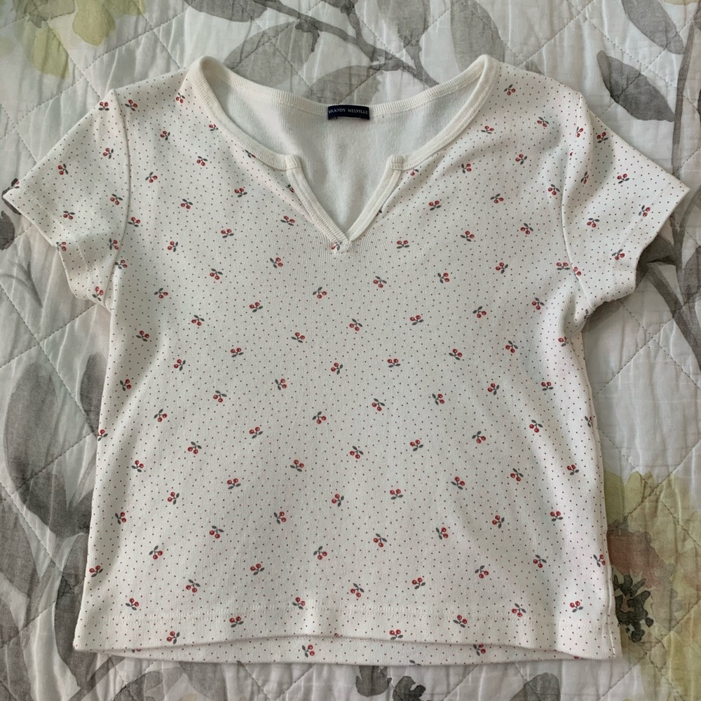 Brandy Melville Cherry Ashlyn Top